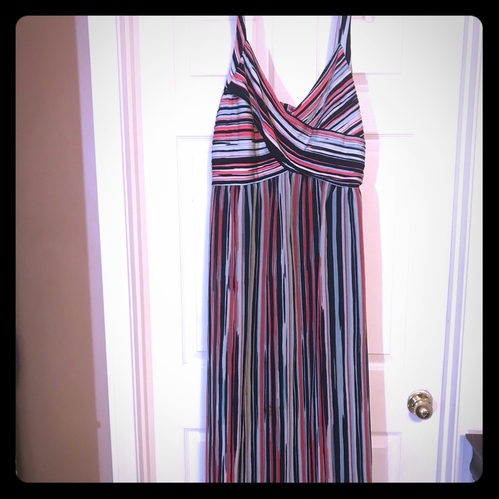 Bethany 2x summer sheer stripped dress